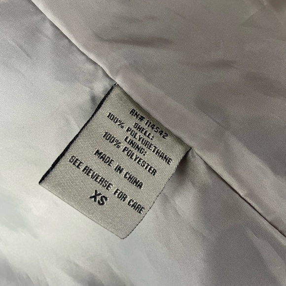 Gray vegan leather jacket - Picture 3 of 3